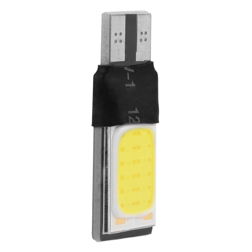 10x T10 Автомобильные светодиодные лампы без ошибок Canbus 24SMD COB белый W5W 194 боковой