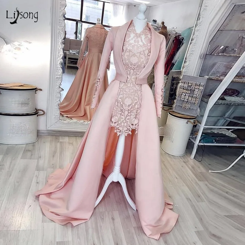 Женское винтажное вечернее платье розовое кружевное для выпускного вечера из 2