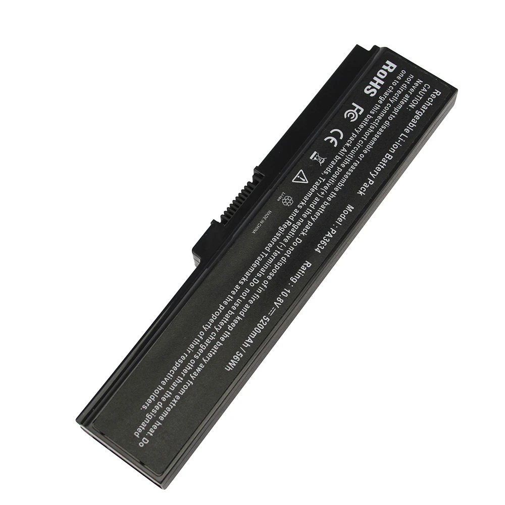 7800mAh for Toshiba Laptop battery PA3634 PA3634U-1BAS PA3635U-1BRM T550 T560 M51 M52 B241 U400 NB510 A660 BT2G01 A660D C650 C | Компьютеры