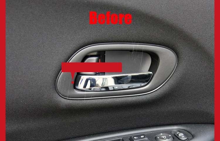 Внутренняя крышка дверной ручки для Honda HRV HR V VEZEL 2014 2015 2016 2017 декоративная отделка