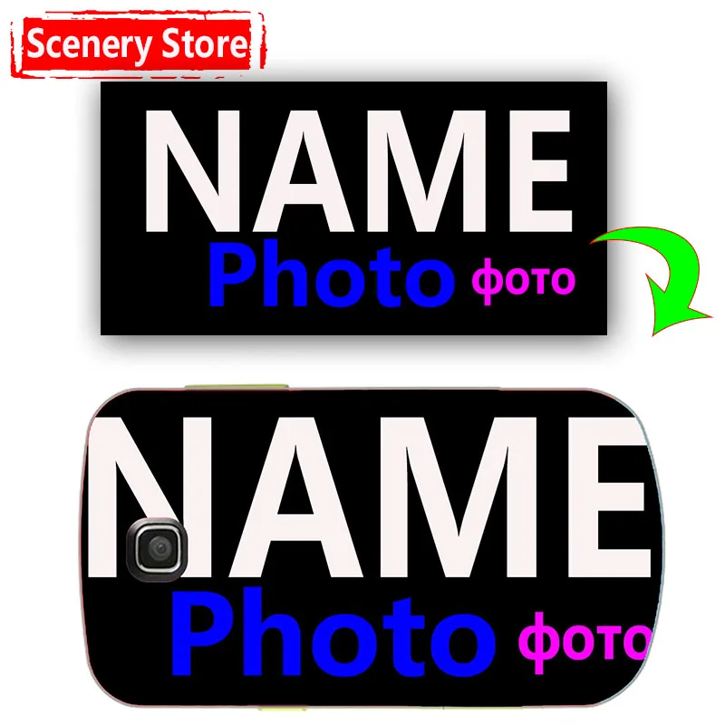 Индивидуальные DIY фото логотип имя Фото чехол для Samsung Galaxy Mini S5570 Dart T499 3 14 &quotчехол