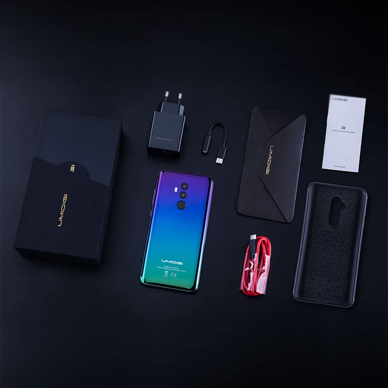 UMIDIGI Z2 6 2 &quotНотч полный Экран Android 8 1 смартфон распознавание лица ГБ 4G B P23