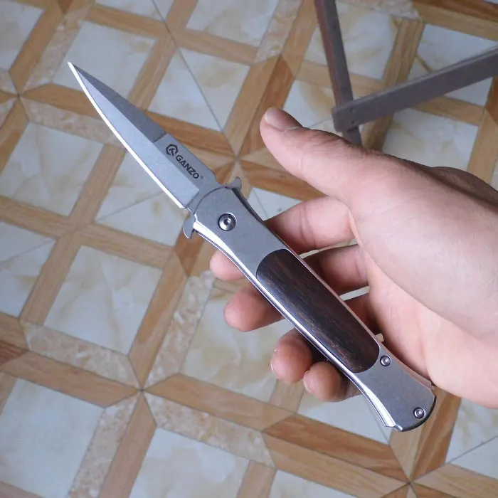 Ganzo G707 Жар-птица F707 58-60HRC 440C Лезвие EDC Складной нож Открытый выживания кемпинг инструмент охотничий карманный складной нож EDC до