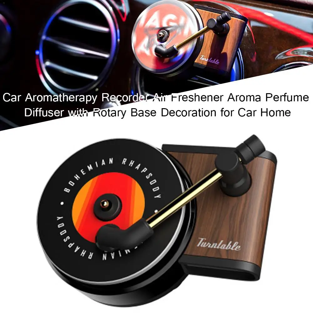 Автомобильный освежитель воздуха с вращающимся основанием ароматизатором