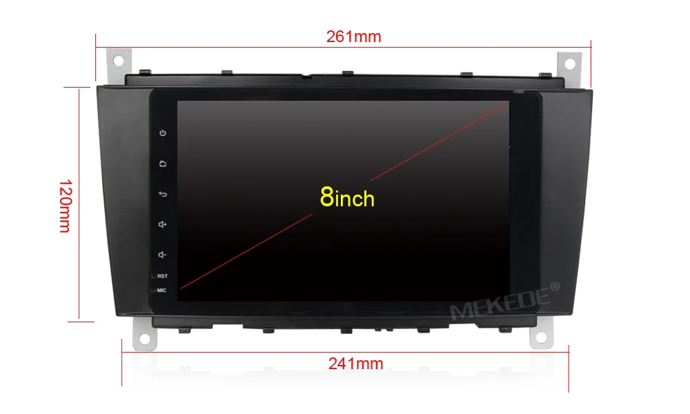 PX5 Android 9,0 автомобильный DVD для Mercedes/Benz C Class W203 2004-2007 c200 C230 C240 C320 C350 CLK W209 Восьмиядерный 4G ram 32G rom