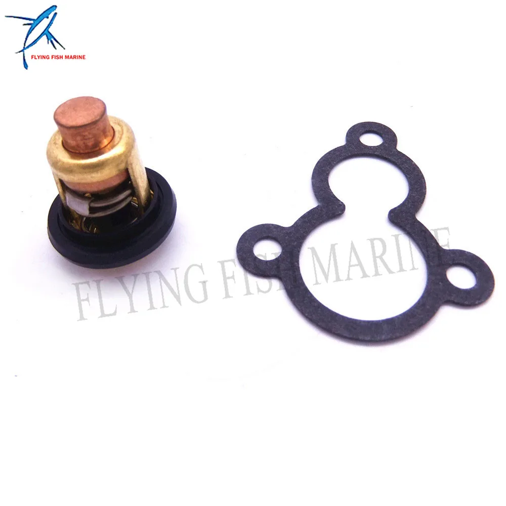 66M-12411-01 66M-12411-00 термостат и 67D-12414-A0 68D-E2414-A0 прокладка для Yamaha 4hp 5hp 6hp 4-х тактный F4A F4B F5A F6C