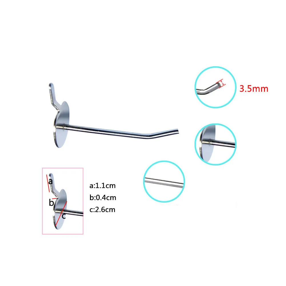 25 шт. 2 дюймов покрытие полки супермаркета один Драйвер Кабельные наконечники в