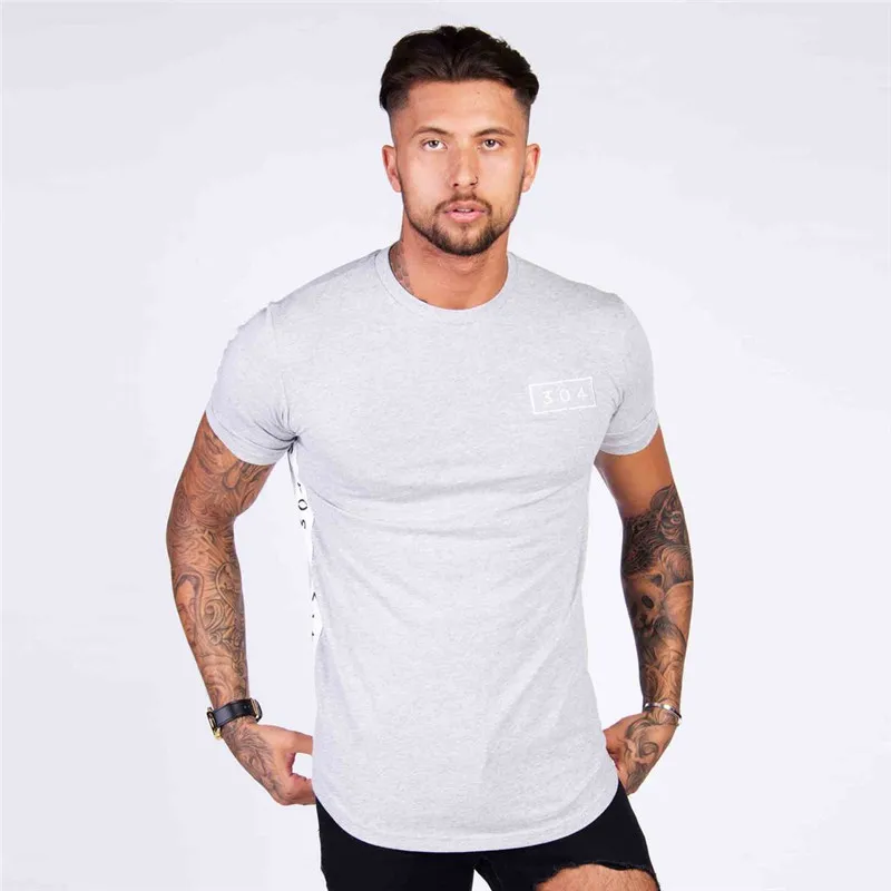 summer new mens t-shirt fitness Short sleeve o-neck shirts male Fashion leisure Creativity Patchwork tees tops brand clothes | Мужская