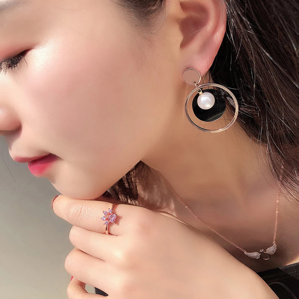 Женские сережки с жемчугом Seven Candy гвоздики из серебра 925 пробы ювелирные изделия