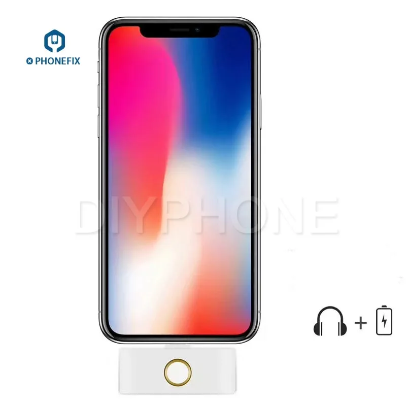 Внешняя кнопка домой PHONEFIX аудиоразъем преобразователь для наушников