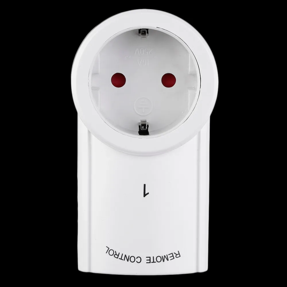 433.92MHz Wireless Remote Control Home House Power Outlet Light Switch Socket +1 EU Connector Plug | Электроника