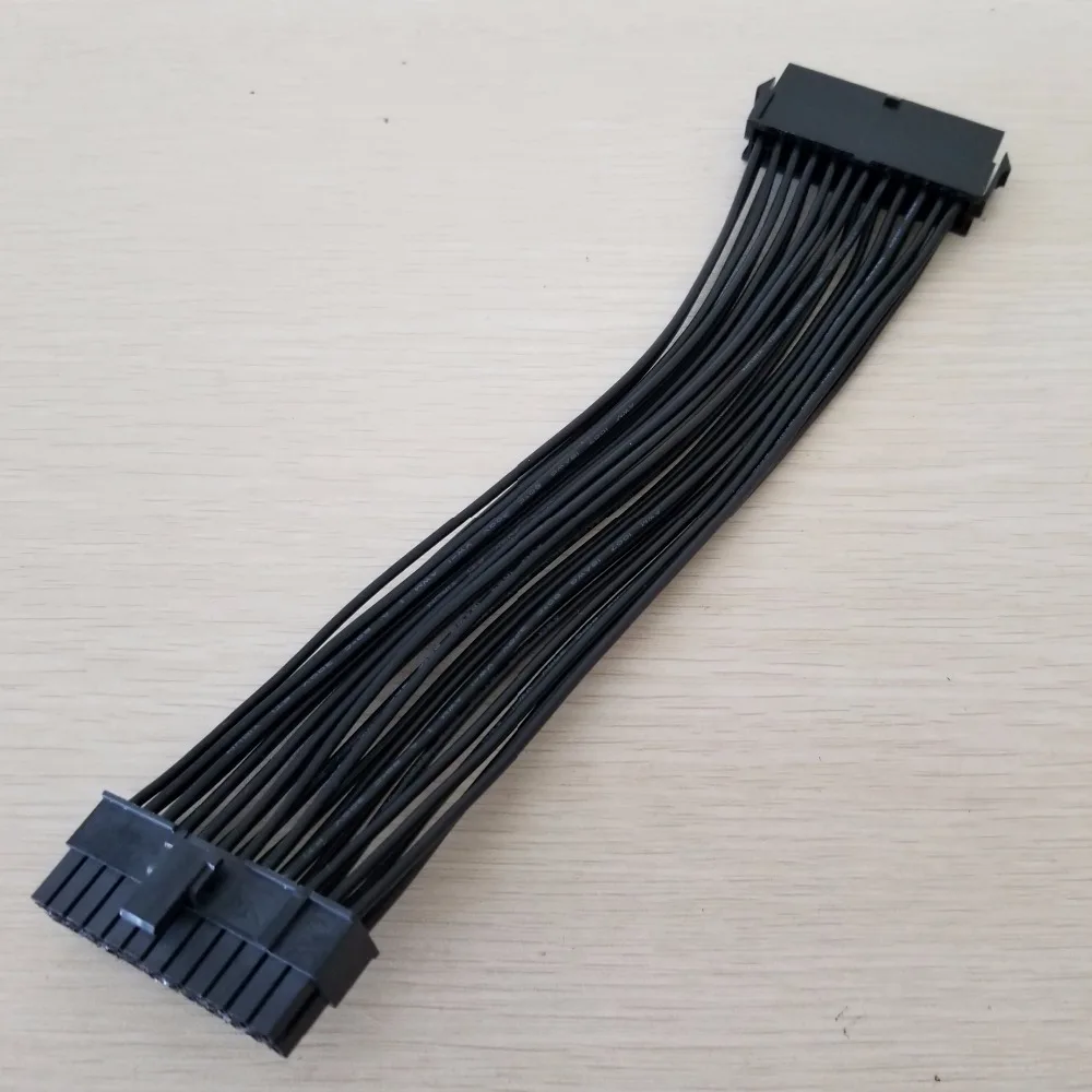10 шт./лот ATX материнская плата 24Pin блок питания удлинитель 18AWG для ПК DIY 20 см/7 8
