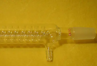 Graham Condenser 24/40 500mm Jacketed Coil Glass Heat Exchanger Lab Glassware | Flask