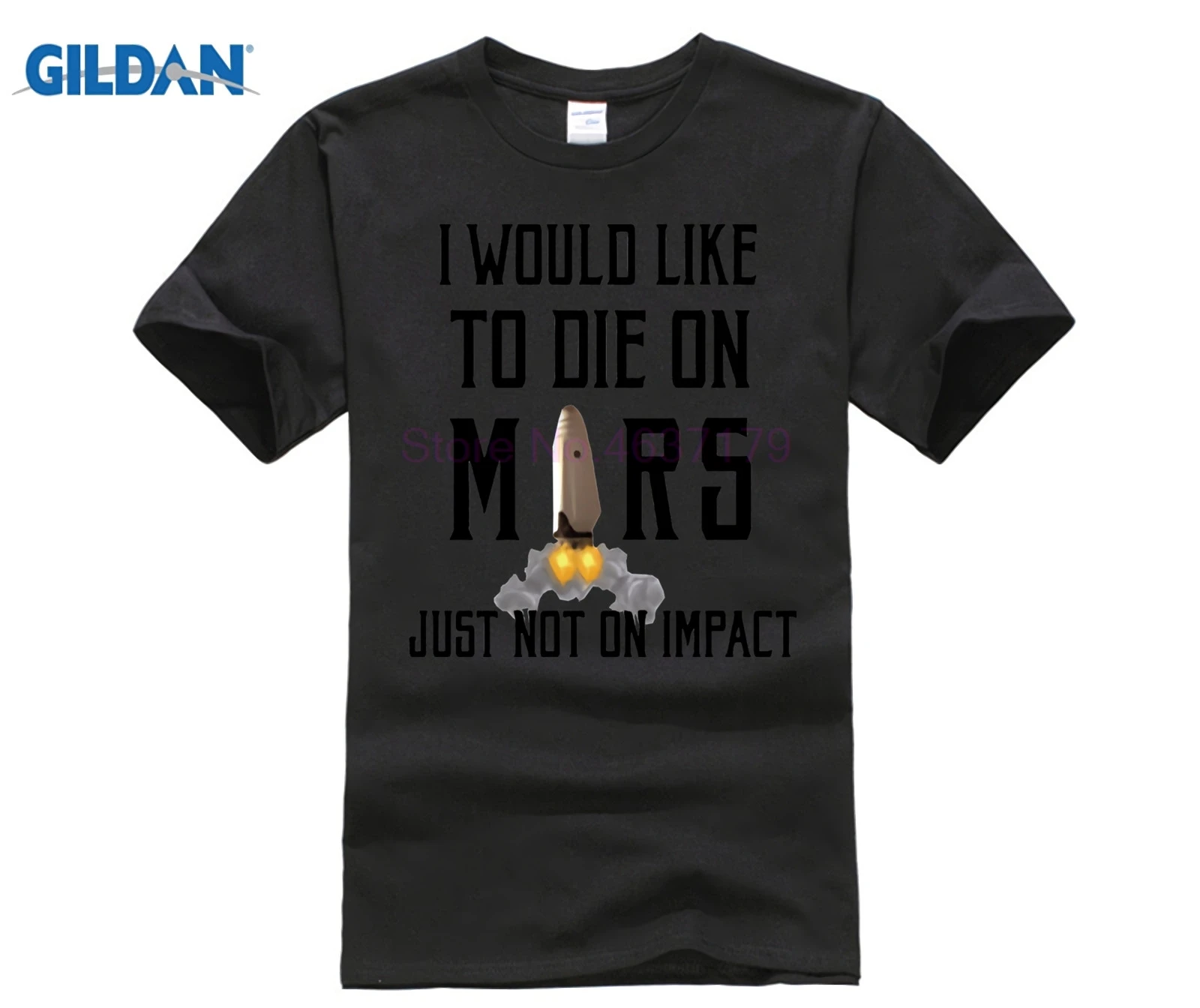 Забавная футболка на Марсе, я бы хотел, Мужская футболка SpaceX homme Space X Starman, футболка, космическая сила, тройник hombre - Цвет: black