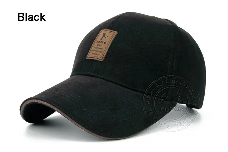 JOYMAY, розничная, опт, хорошее качество, новинка, кепка, Бейсболка, snapback, кепка, облегающие шапки для мужчин и женщин, B253 - Цвет: Black