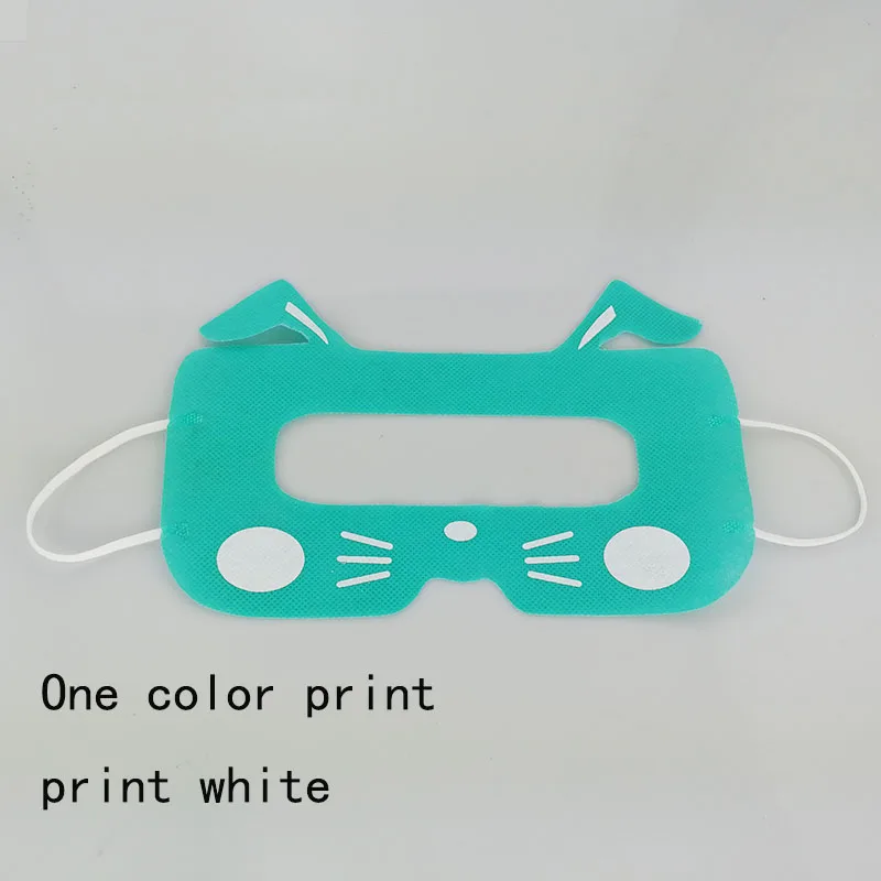 100pcs Print lovely rabbites Universal VR Sanitary eyes Mask for Vive/ PS VR/ Gear Oculus Rift pad | Электроника