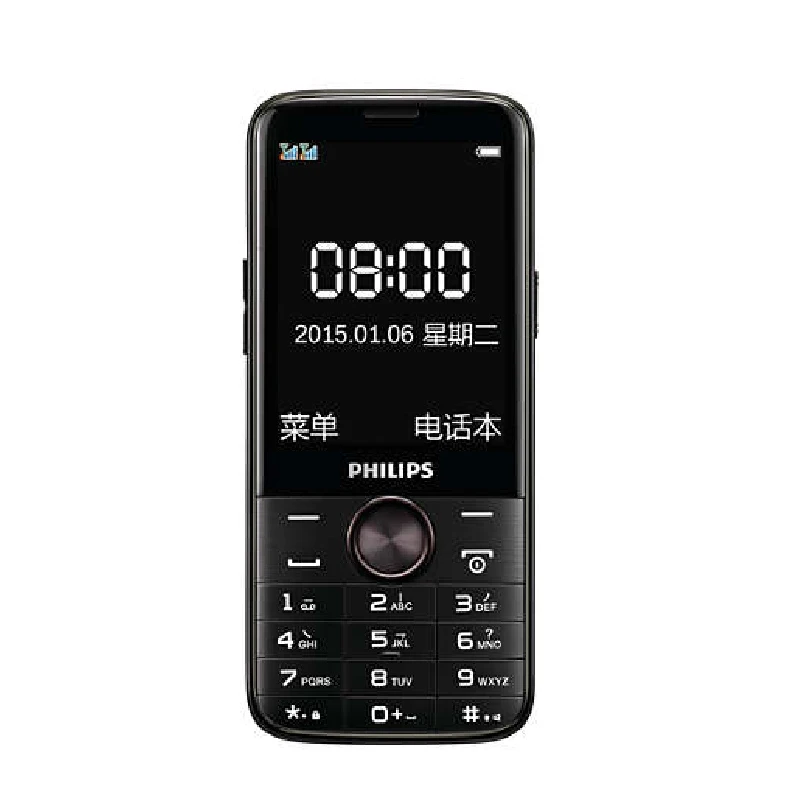 Оригинальный Philips E330 МТК 2 8 дюймовый одной камеры 4050 мАч Поддержка FM радио карты