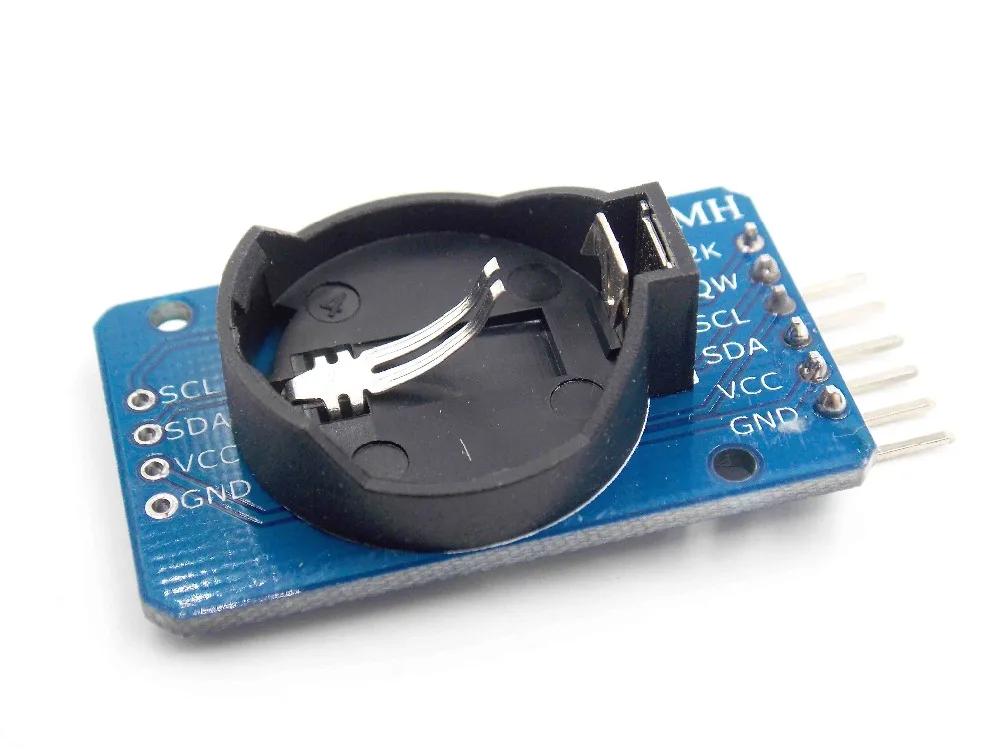 Модуль часов DS1302 в режиме реального времени без аккумулятора с кнопкой CR2032 31х8