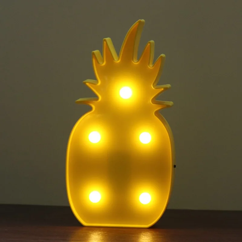 2018 шикарный ветер в Южной Корее led Фламинго кактус ананас облака украшение лампа