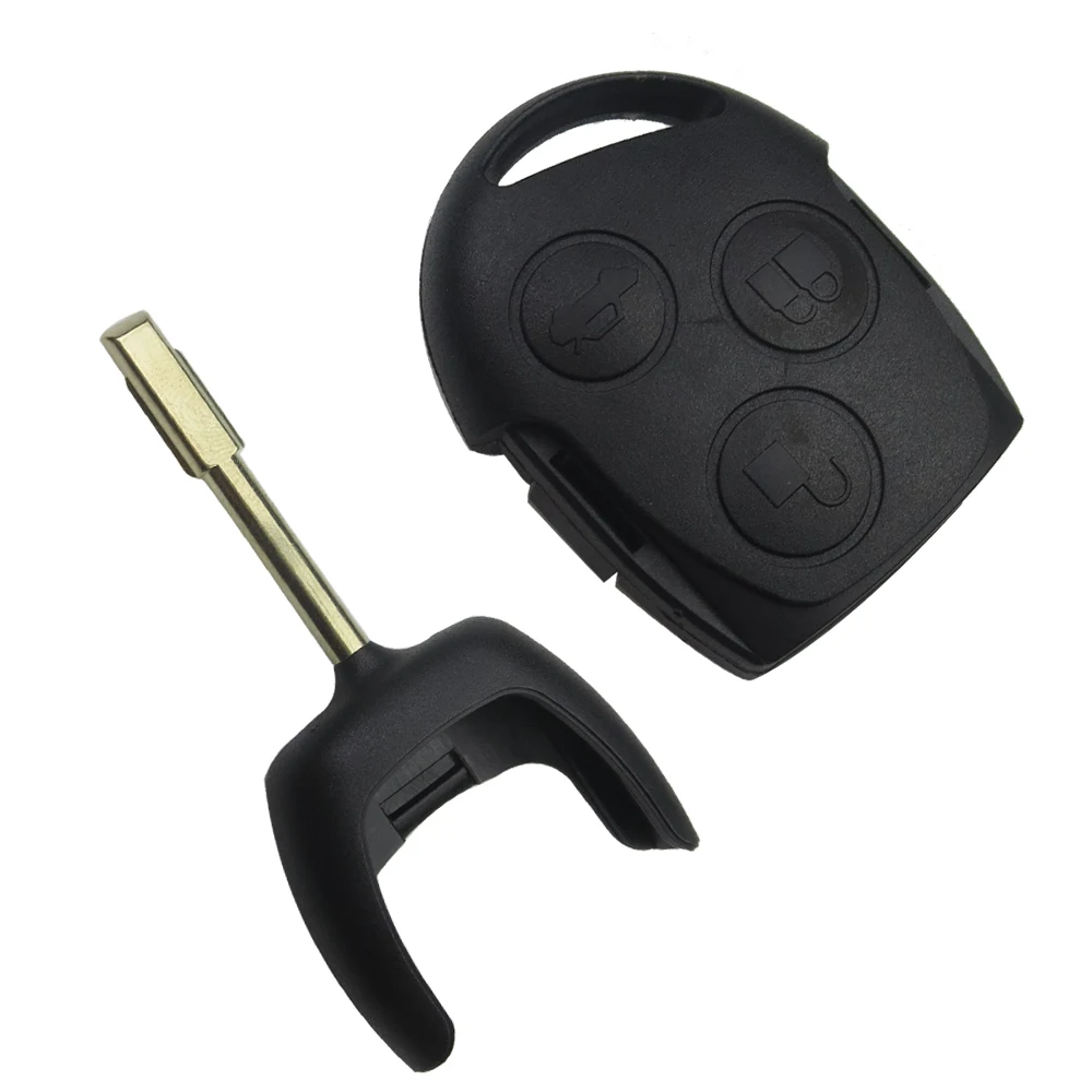 Чехол для автомобильного ключа Сменный с 3 кнопками Ford Fiesta Focus Max Ka Key Uncut Blank FO21 Blade