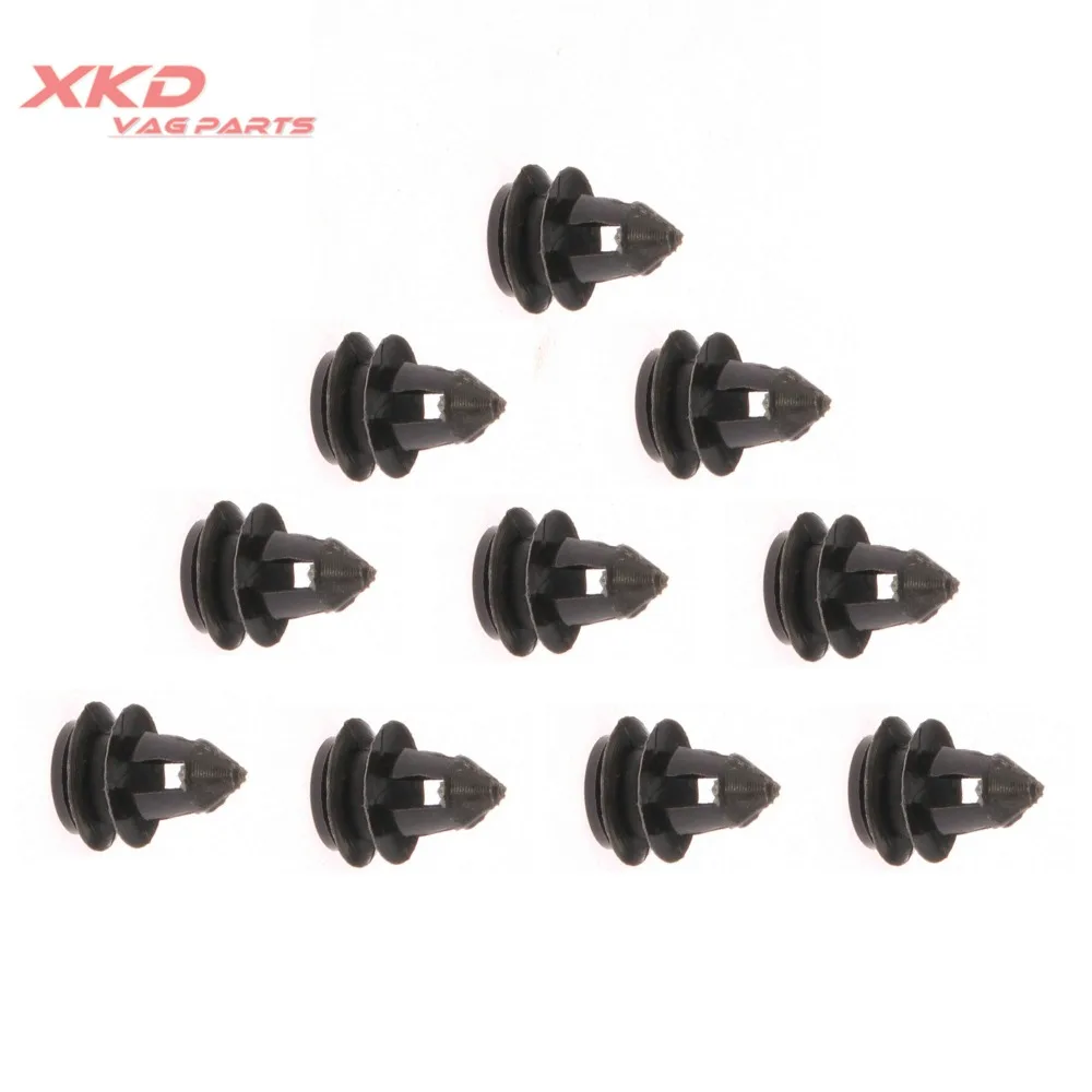 10 шт. зажим для обшивки дверей автомобиля Golf Mk5 06 09 R32 Rabbit J etta 05 1K6 837 200 A/B|Крышки и