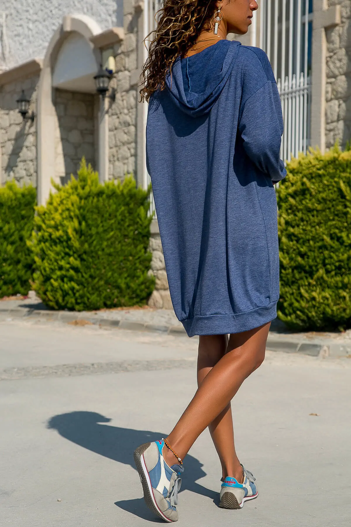 Hooded Jacket Autumn and Winter New Woollen Casual Solid Color Sweater Women | Женская одежда