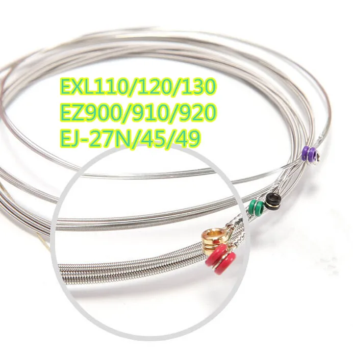 Набор струн для электрогитары EXL110/EXL120/EXL130 акустическая гитара EZ900/EZ910/EZ920