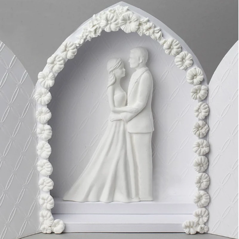 Свадебная обувь для невесты тема модель силиконовая форма печенья Fondant (сахарная)