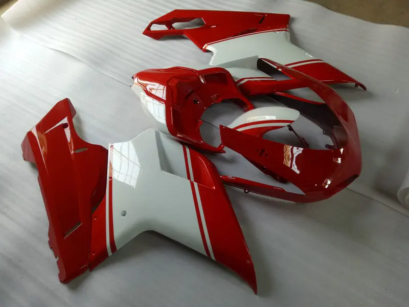 Высококачественный комплект обтекателей для DUCATI 848 1098 07 08 09 10 11 12 ducati 1198 2007 2008 2011 ABS