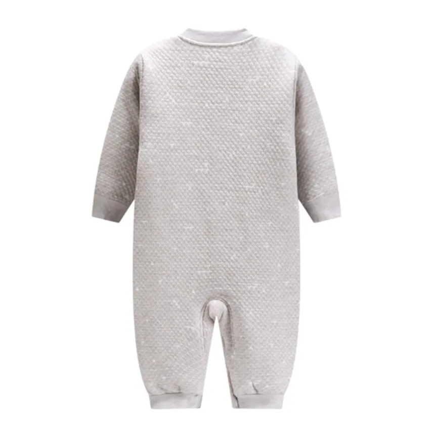 Одежда унисекс для новорожденных мальчиков и девочек Roupa De Bebes зимняя одежда