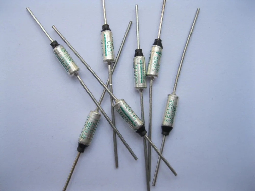 Термопредохранитель Microtemp 133C отсечки 10 А 250 В 12 шт. в партии|microtemp thermal fuse|thermal fuse10a