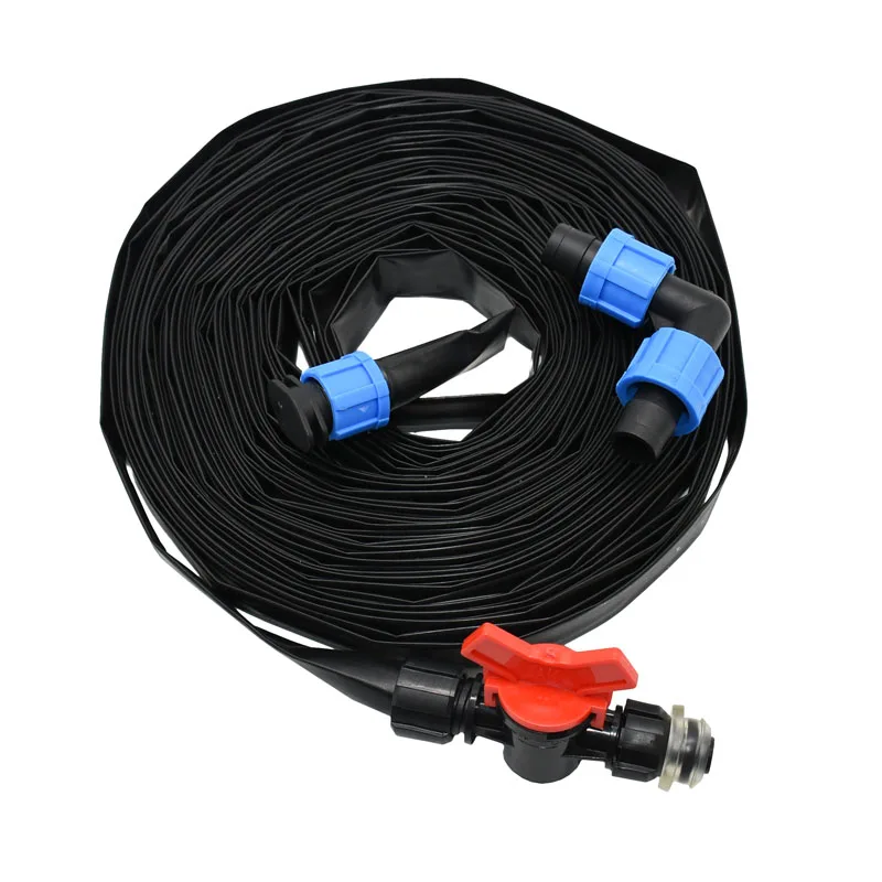Drip Tape For Irrigation System 16mm Drip Irrigation Tape Watering System 0.2mm Wall Thickness Spacing 150mm