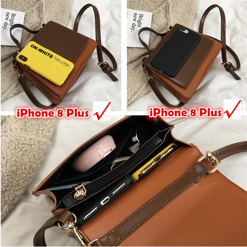 Burminsa Summer Unique Small Crossbody Bags For Girls Korean Style Trapezoidal Women Handbags Flap Shoulder Messenger Bags