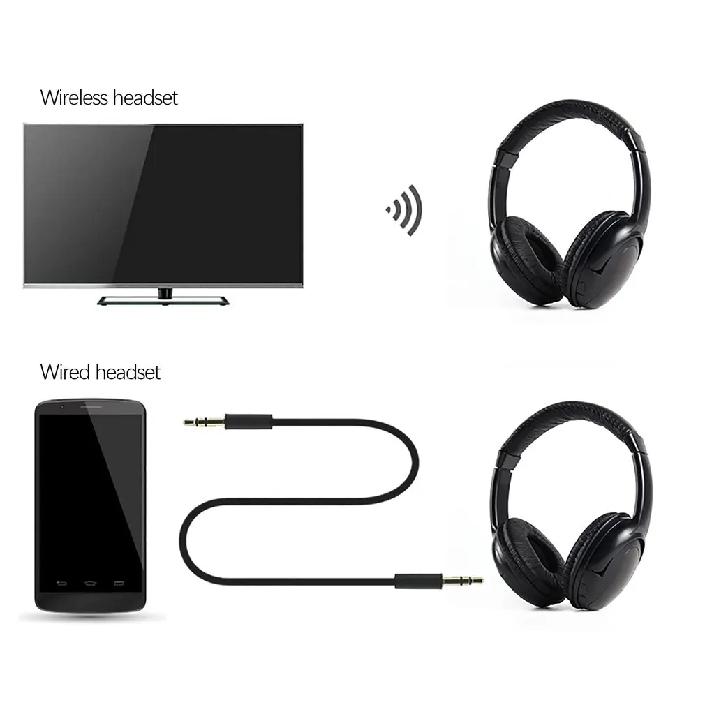5 в 1 Беспроводные наушники для MP3 MP4 PC tv CD гарнитура наушники