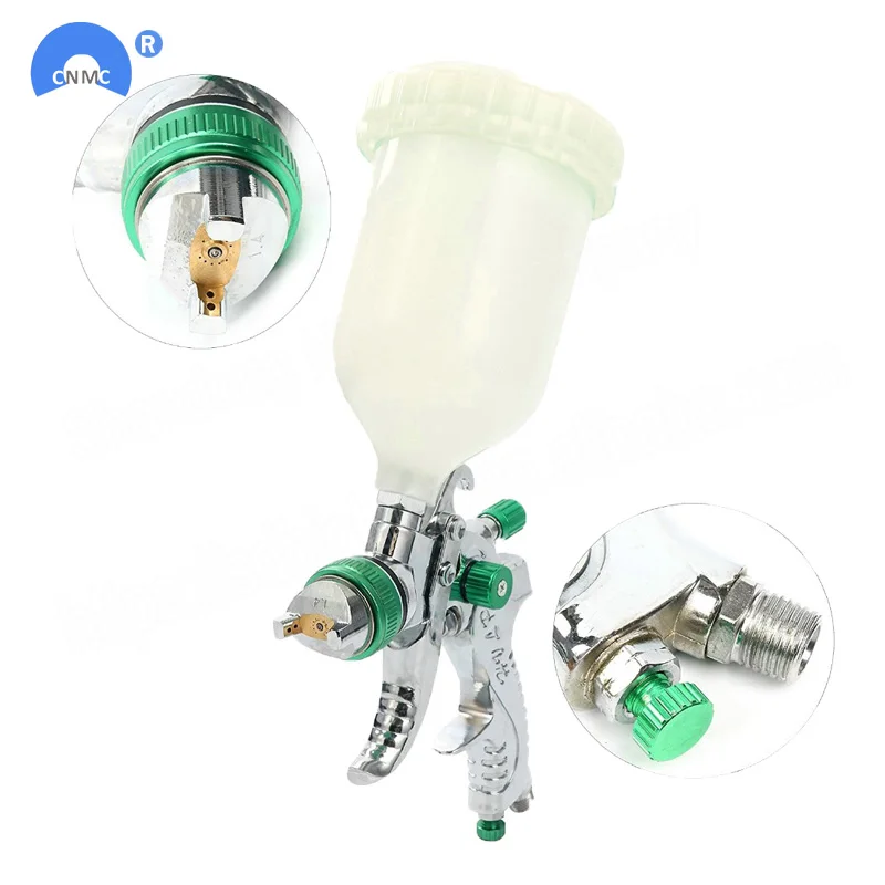 

Mini HVLP Air Paint Spray Gun 1.4mm 1.7mm 2.0mm nozzles Car Repair Gun Detail Touch Up Paint Sprayer