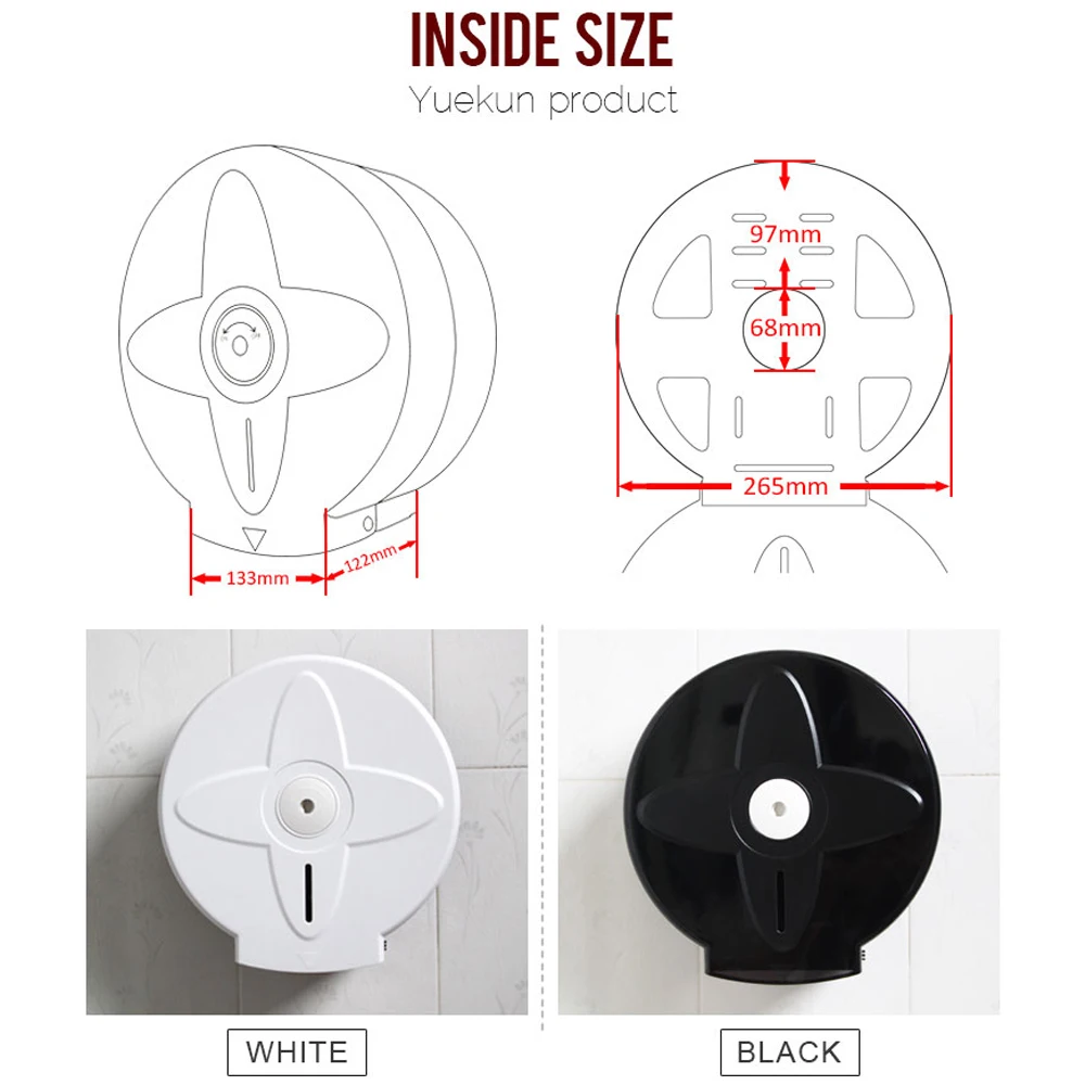 Настенный диспенсер для салфеток ванной комнаты держатель туалетных