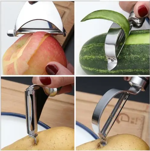 Оригинальная Овощечистка из нержавеющей стали 304 многофункциональный нож для