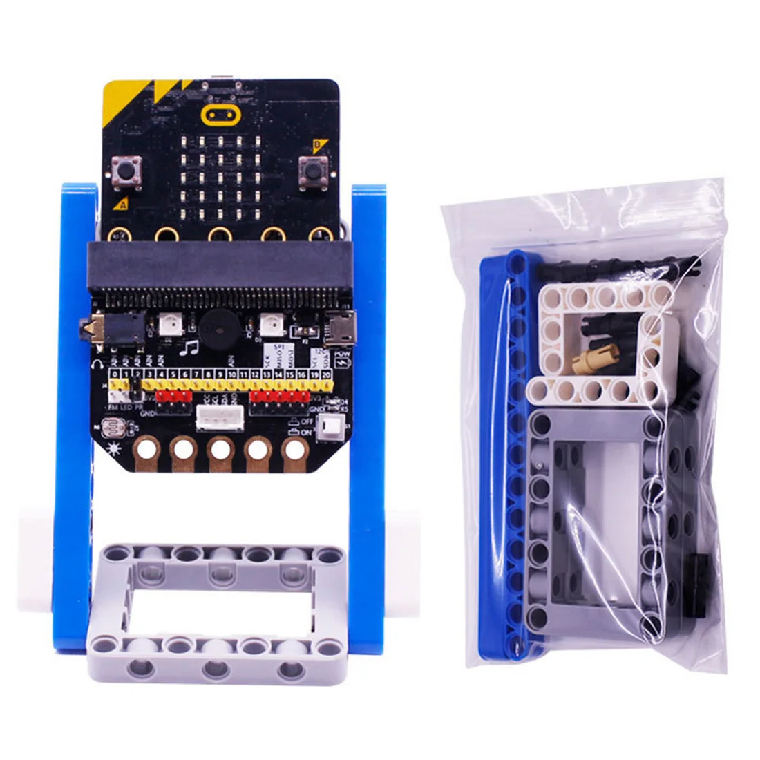 Базовая: Плата расширения бит IO горизонтального типа Pinboard Microbit pyton макетная плата для Micro: бит высокого качества