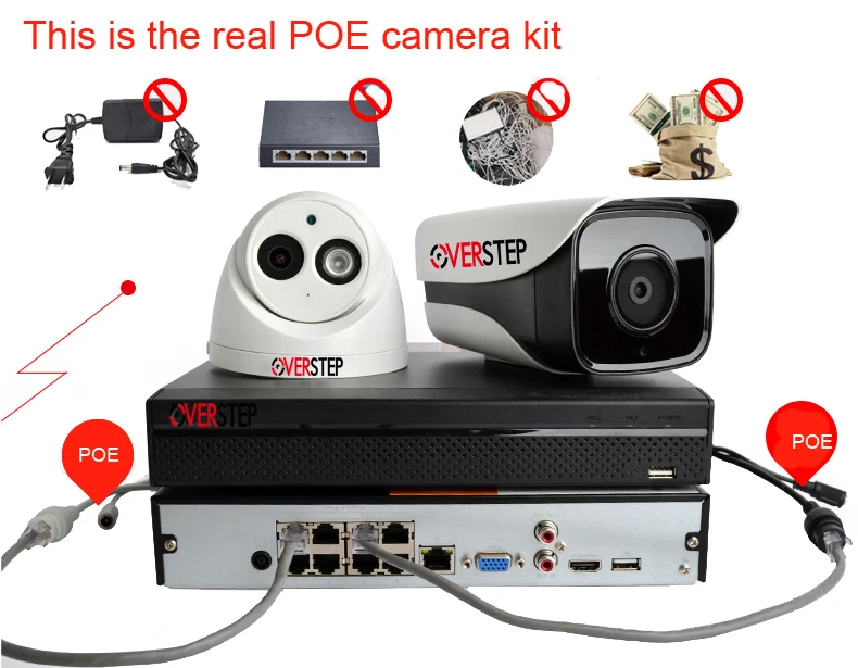 Dahua mutil language NVR4108HS-8P-4KS2 8ch 4k H.265 видео рекордер с 8 шт 4MP POE ip-камера 2,8-12 мм ipc-HFW4433R-Z
