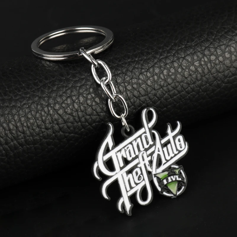 Новинка 2017 брелок для ключей MQCHUN Grand Theft Auto 5 Лидер продаж игровой PS4 ГТА