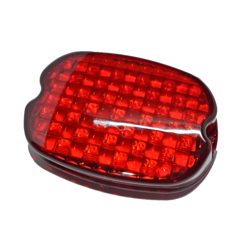 Красный дым светодиодный laydown задний фонарь для Harley Dyna Electra Glide FXD FLHT FLTR FXST FLHX XL 1200