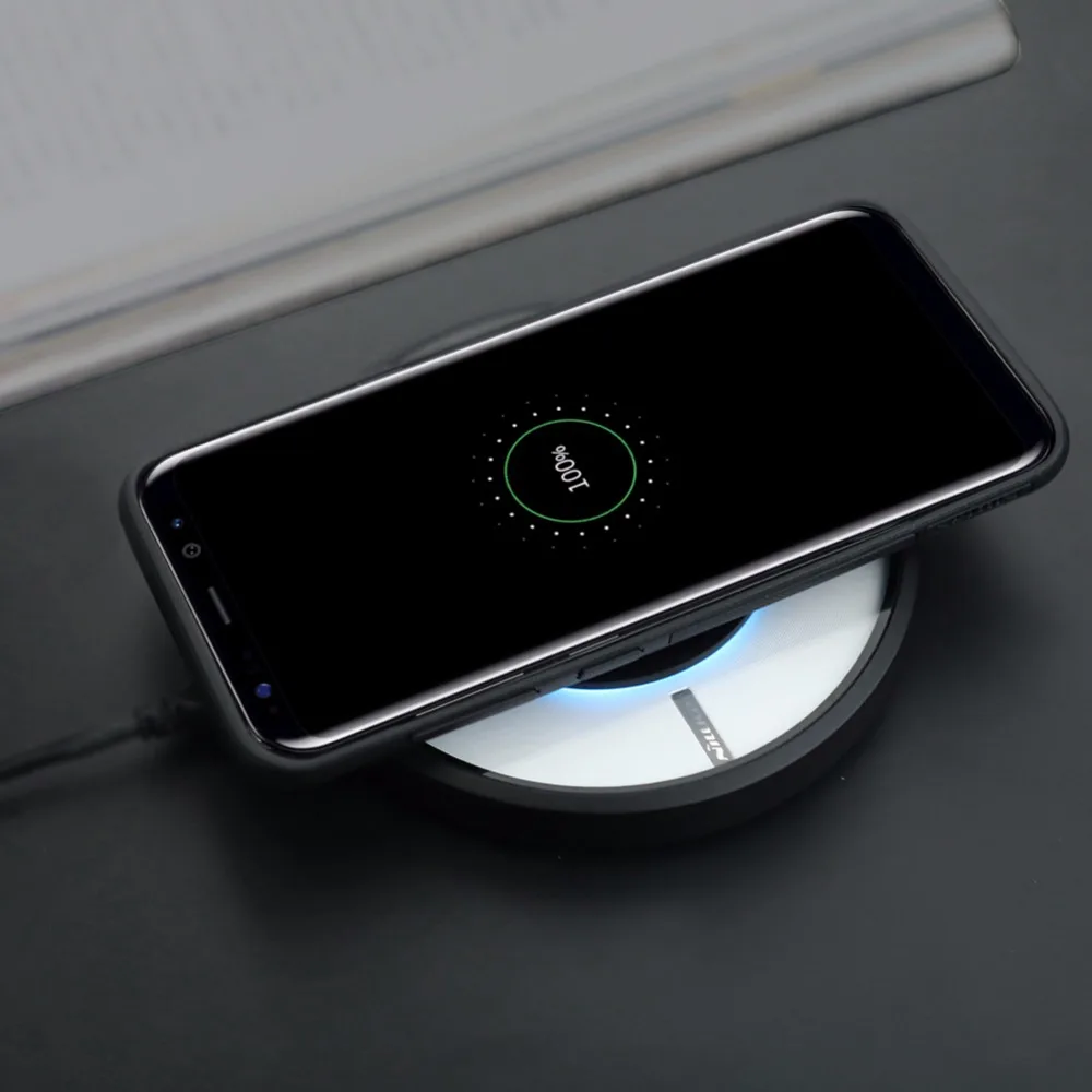 Силиконовый чехол Nillkin с беспроводной зарядкой для Samsung Galaxy S8 Plus магнитный