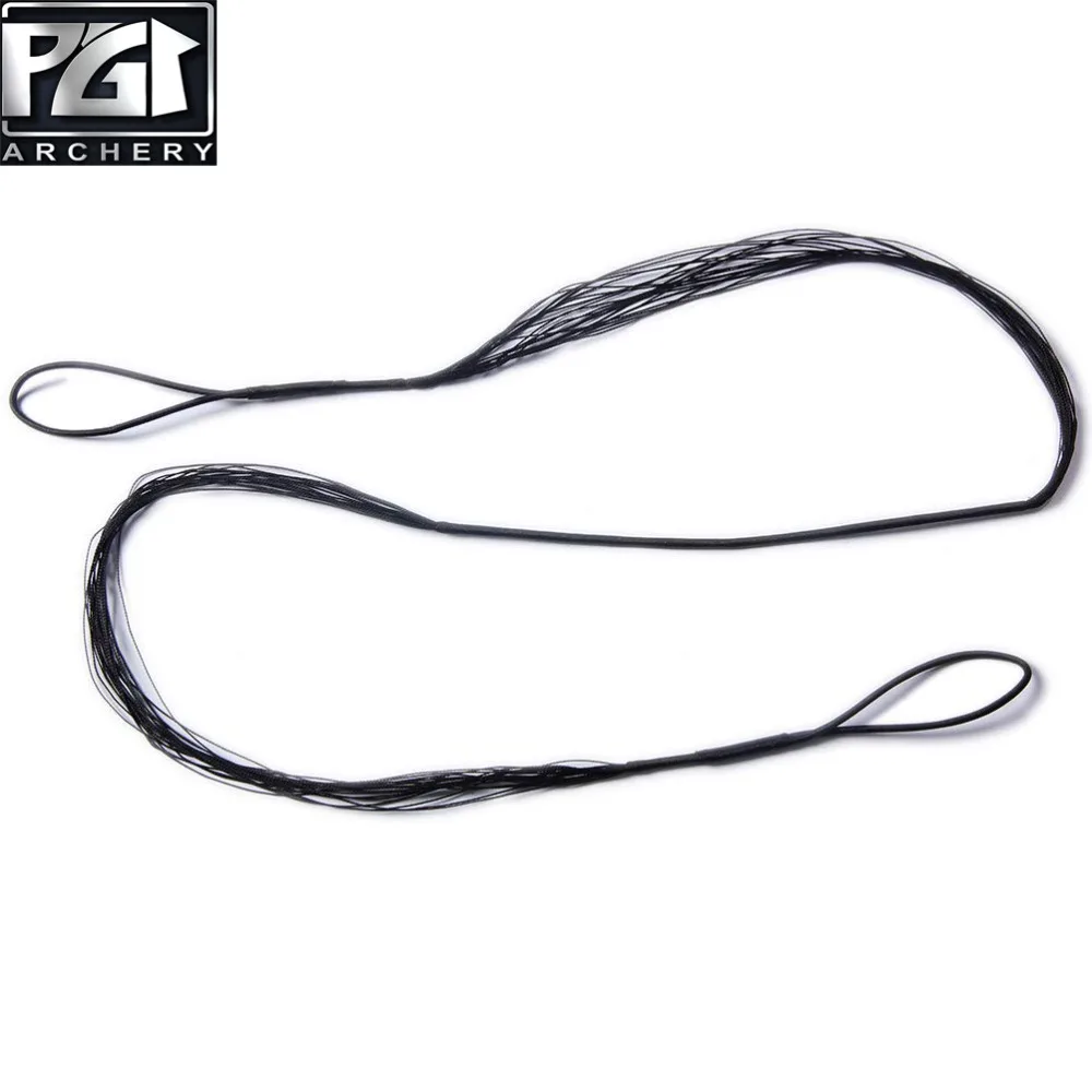 PG1ARCHERY Archery Bowstring 12 нитей ручной работы для рекурсивного традиционного Лука 46 &quot
