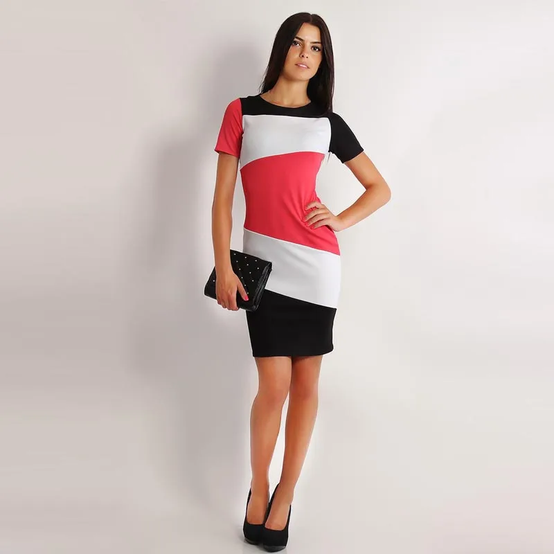 2017 Новинки для женщин летние Bodycon Элегантные Пром офисная одежда работы платье