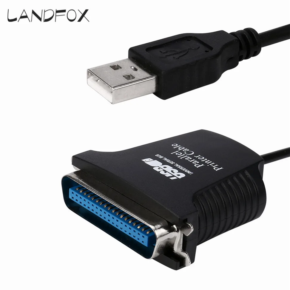 LANDFOX 2019 Новый параллельный кабель преобразователя принтера с портом USB на DB36 LPT