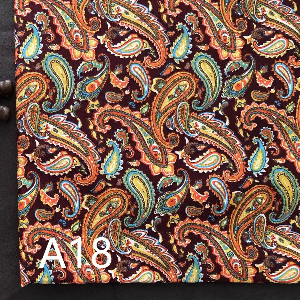 50*145cm Poplin Floral 100% Cotton Fabric Meters For Patchwork Quilting Baby Bedding Cribs Blanket Sewing Material D30 | Дом и сад