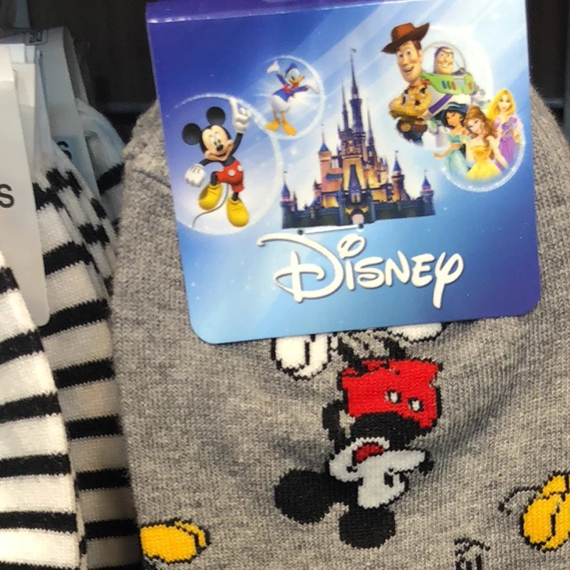 Disney Kids/носки с Микки Маусом для мальчиков и девочек хлопковые носки тапочки сезон