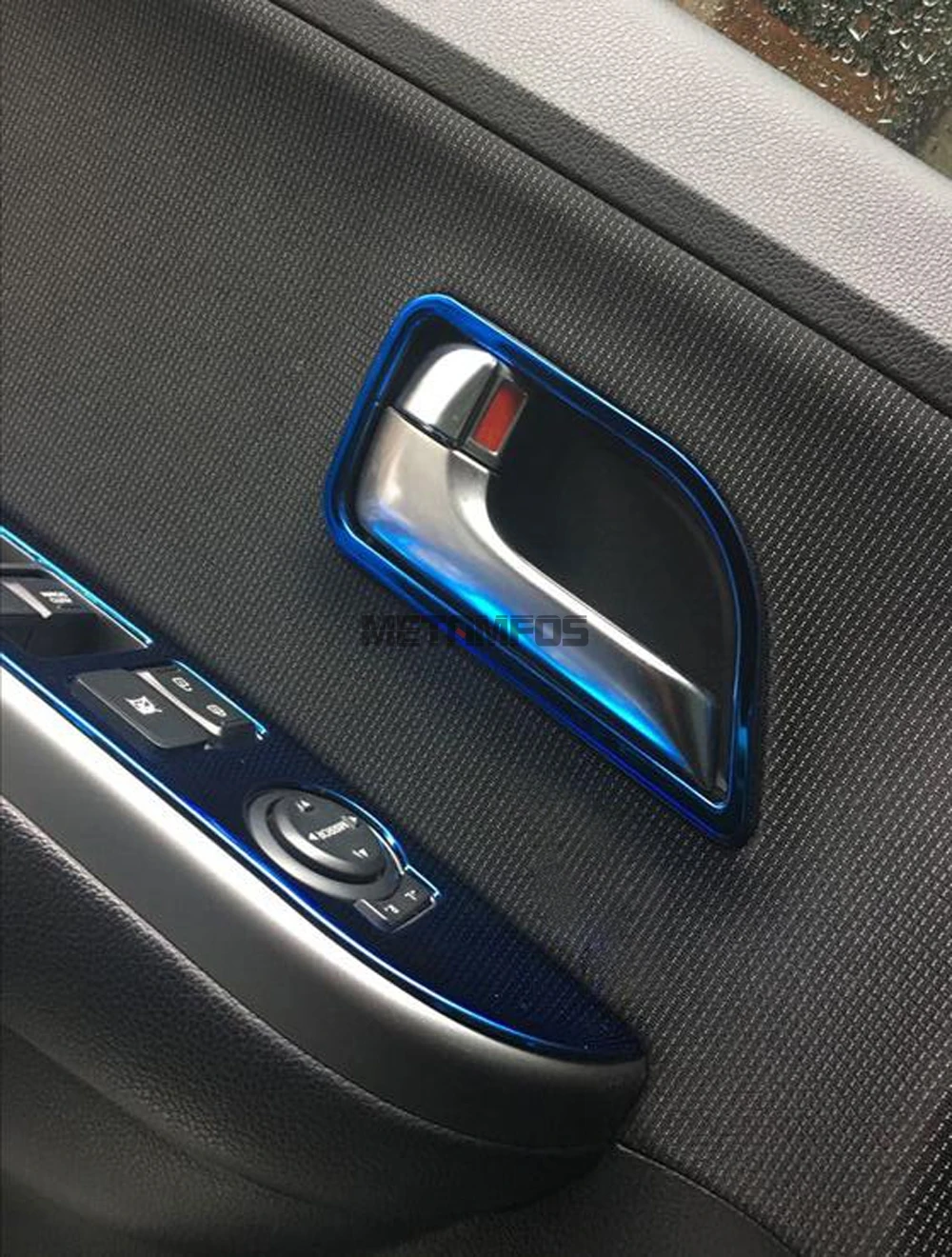 Для Kia Rio 4 X-line углеродное волокно внутренняя дверная ручка крышка чаши декоративная рамка интерьерные аксессуары для автомобиля Стайлинг