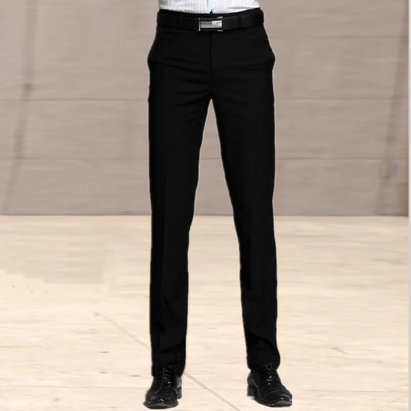 Мужские деловые брюки однотонные для офиса размеры 28 38 осень 2019|Костюмные брюки| |