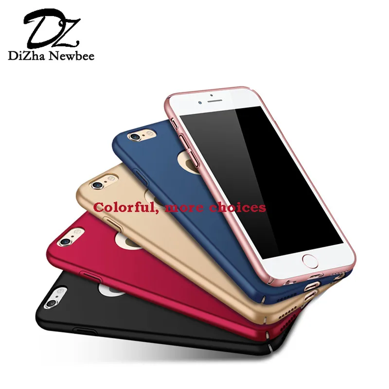 Для iPhone 6 S чехол матовый Роскошные матовая задняя крышка для Plus плюс ПК Жесткий 360